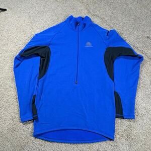 Nike ACG Oregon Series Therma-Fit 1/4 Zip Pullover Fleece Blue Mens Size Large